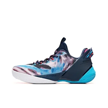 Anta ENDLESS FIRE 3.0 Anti Slip Wear Resistant Low Top Basketball Shoes Men's Blue