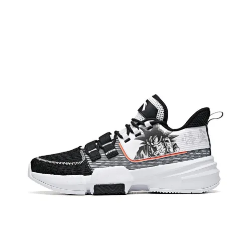 ANTA Basketball Shoes Men Low Top Black/White