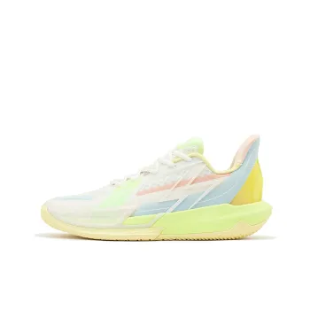 361° Big3 4.0 QUICK Basketball Shoes Men Low Top Feather White/Smoothie Yellow