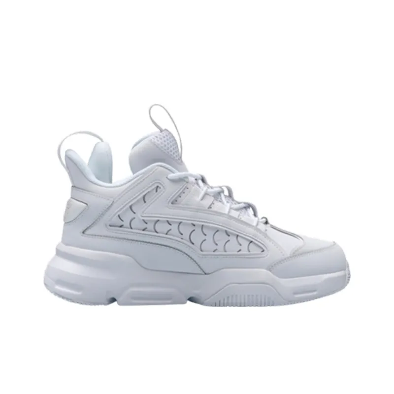 LINING Hanjia Basketball Shoes Men Mid Top White-1
