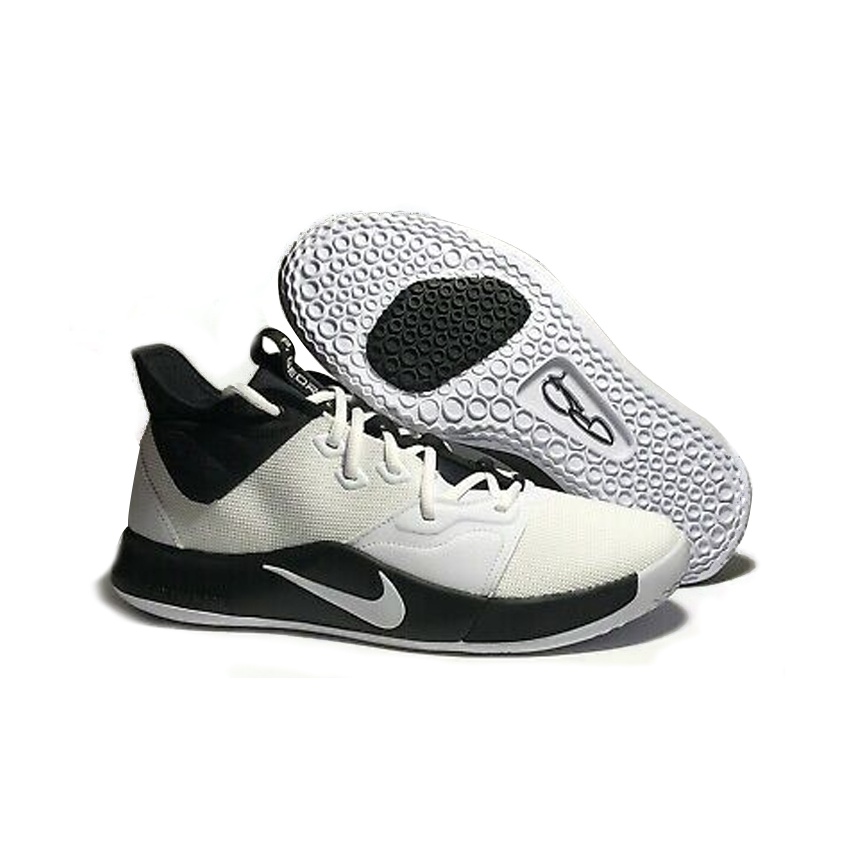 Nike PG 3 Basketball Shoes Men Mid top White Black US W 9