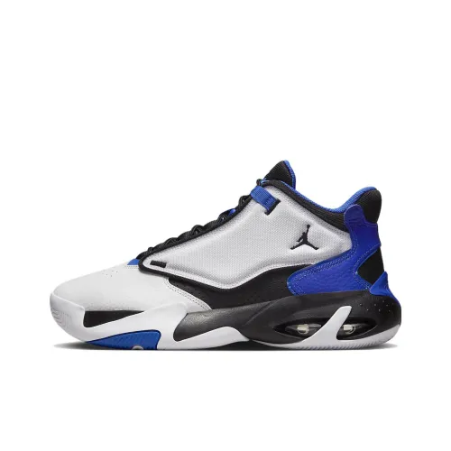 Jordan Max Aura 4 White Black Hyper Royal