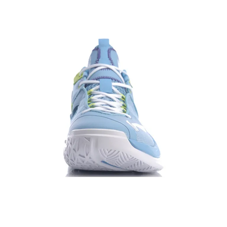 LINING Hurricane BadFive Basketball Shoes Men Mid Top Aurora Blue-3