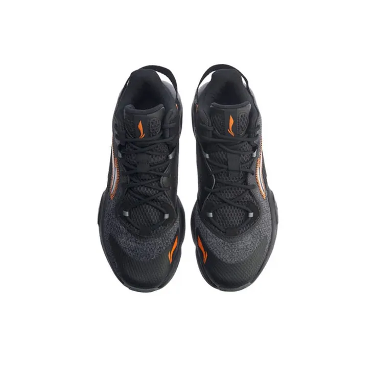 LiNing Air Raid 6 High Top Basketball Shoes Men's Black-3