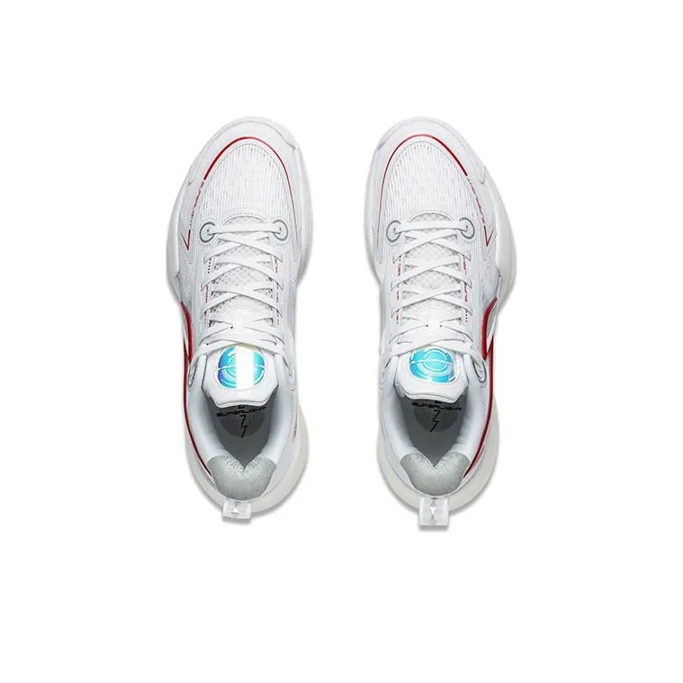 LINING Super Light V2 Basketball Shoes Men Low Top White-2