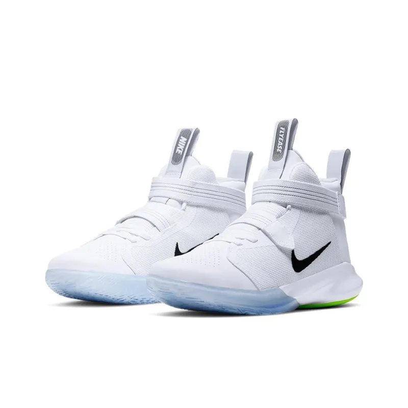 Nike Precision 3 FlyEase White Volt-2