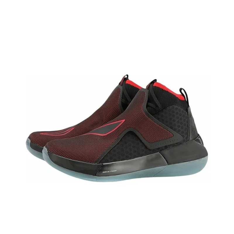 LiNing YuShuai 12 Durable Breathable Low Top Performance Basketball Shoes Men's Black Red-1
