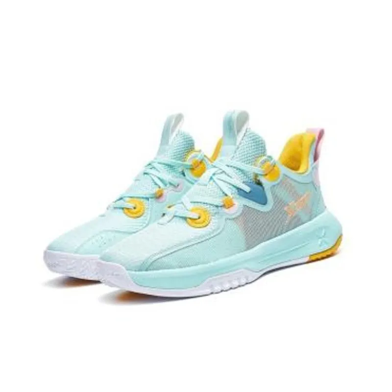 XTEP Ling Ren Basketball Shoes Men Low Top Green-2