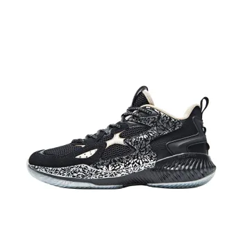 361° Big3 Fashion Week Style Basketball Shoes Men High Top Black/White