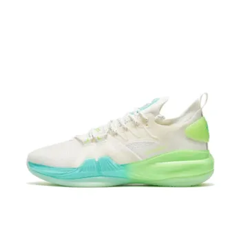 XTEP Jlin 2SE Low Top Basketball Shoes Men's White Blue Green