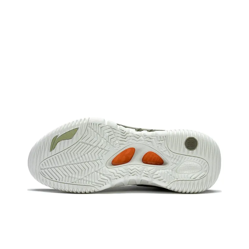 LiNing Badfive 2 Low Cushioning Anti Slip And Wear Resistant Low Top Basketball Shoes Men's Green-6