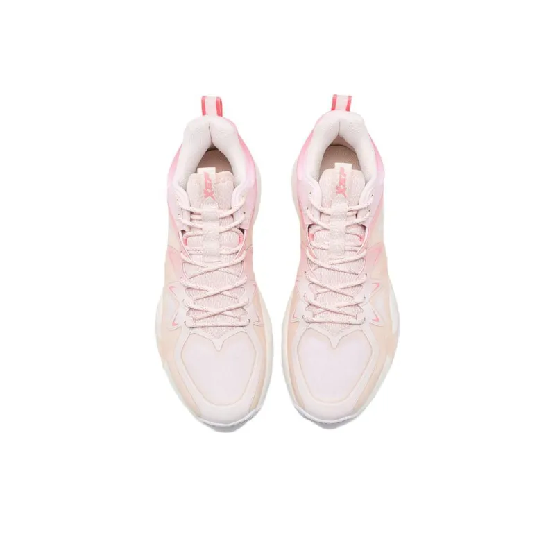 XTEP War Mastiff 3.5SE Cushioned Slip Resistant Abrasion Resistant Low Top Basketball Shoes Men's Pink-2