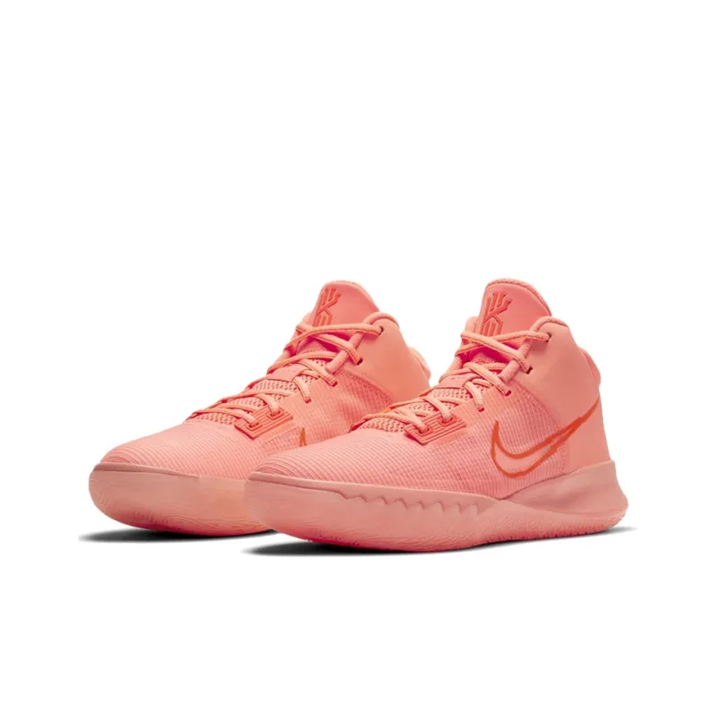Nike Flytrap 4 Basketball Shoes Men Mid-Top Pink-2