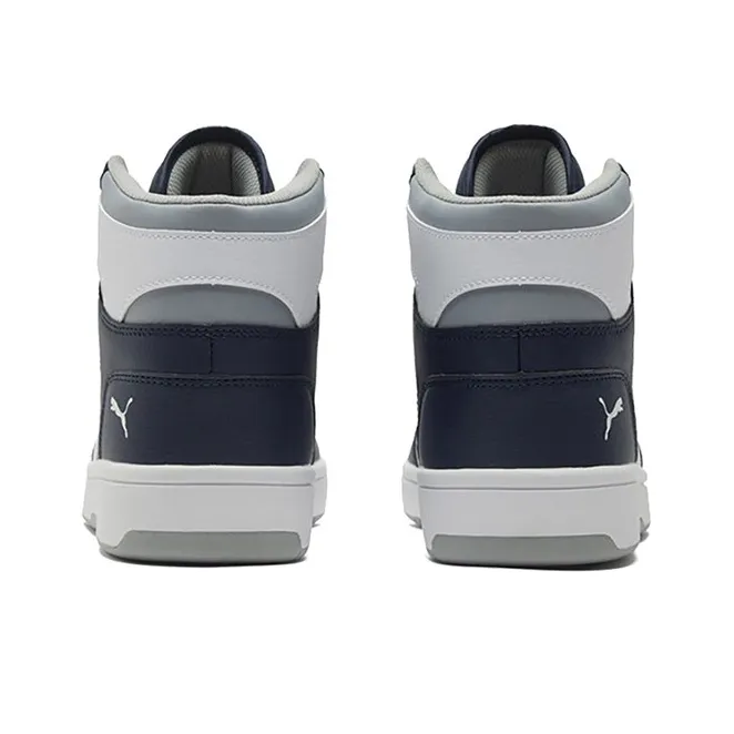 PUMA Rebound Mid high Blue/White/Grey-4