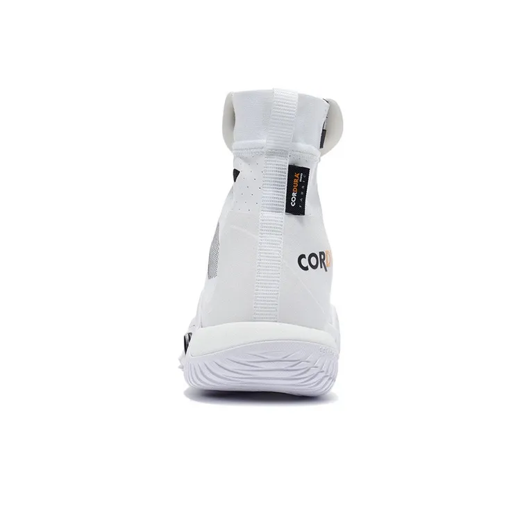 LiNing Badfive 2 Wear Resistant Slip Resistant High Top Performance Basketball Shoes Men's Standard White-5