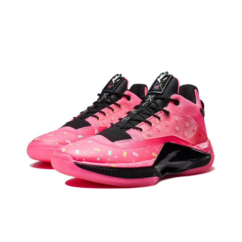 XTEP Levitation 4 Slip Resistant Cushioning Wear Resistant Low Top Basketball Shoes Men's-1
