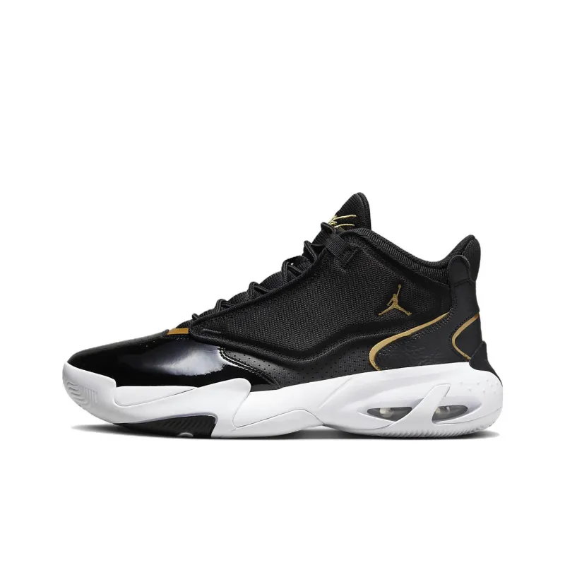 Jordan Max Aura 4 Black Gold-0