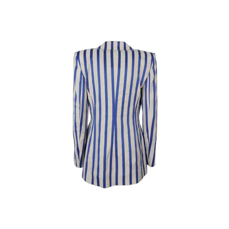 Vivienne Westwood Striped Cotton Blazer-2