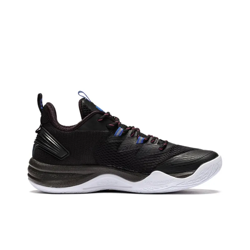 361° QU!KFOAM Abrasion Resistant Breathable Mid Top Basketball Shoes Men's Black-1