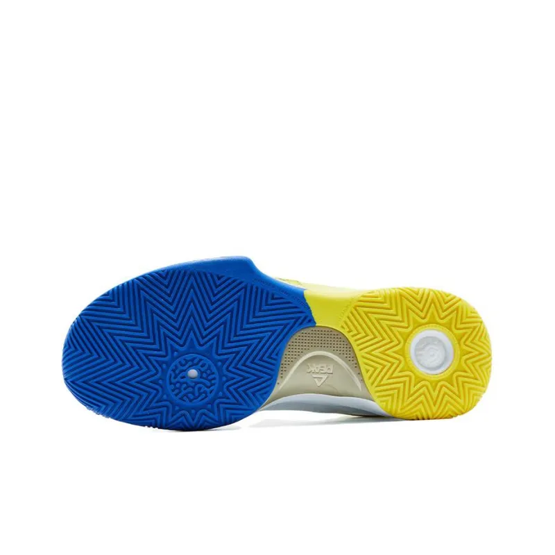 PEAK State Extremely Large Triangle 1.0 Basketball Shoes Men Mid Top Baymax/Sparkling Yellow-4