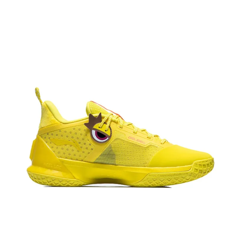 LINING 6 Throughout The Day Basketball Shoes Men Mid Top Dark Yellow-1