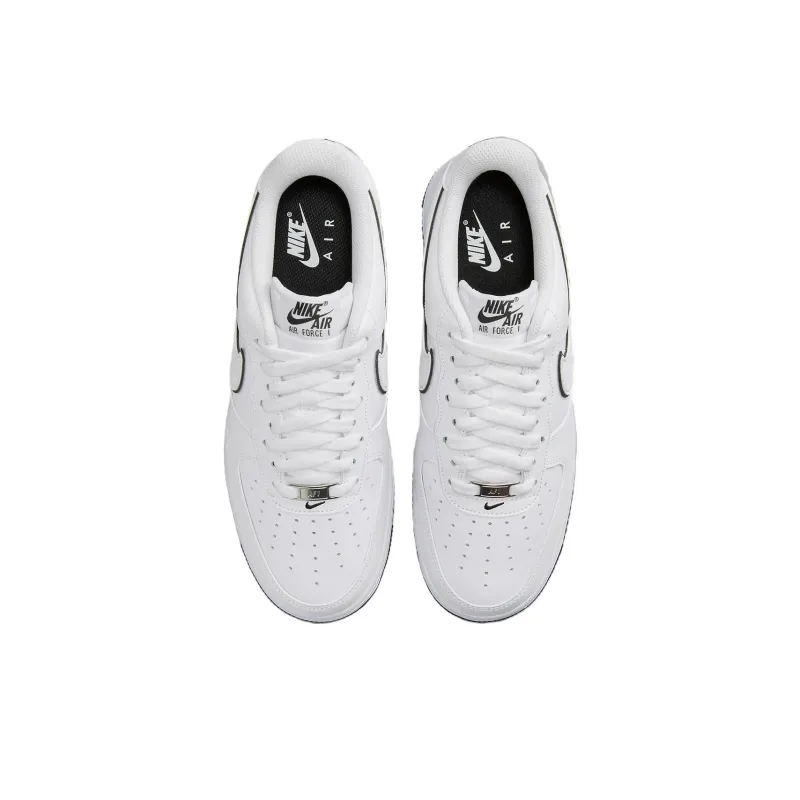 Nike Air Force 1 '07 Low White Black Outline Swoosh-3