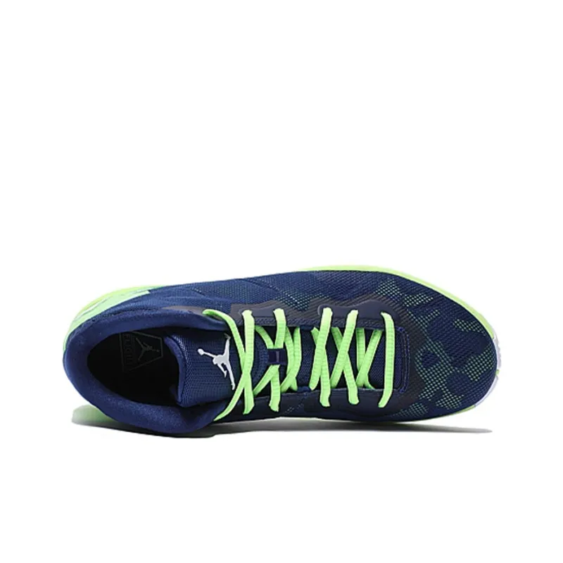 Jordan Super.Fly 4 Basketball Shoes Men High Top Blue/Green-3