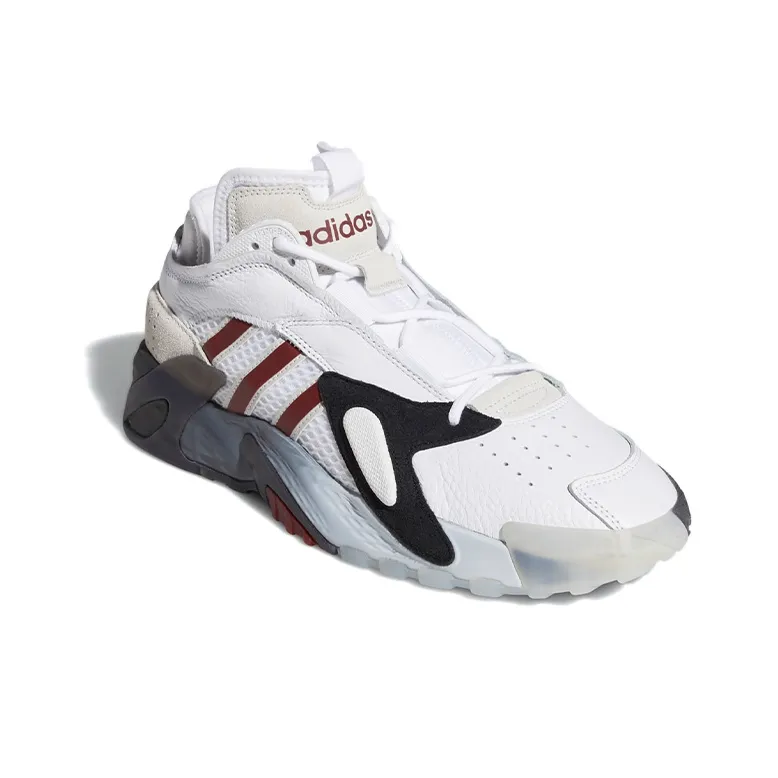 Adidas Streetball Cloud White Collegiate Burgundy-2