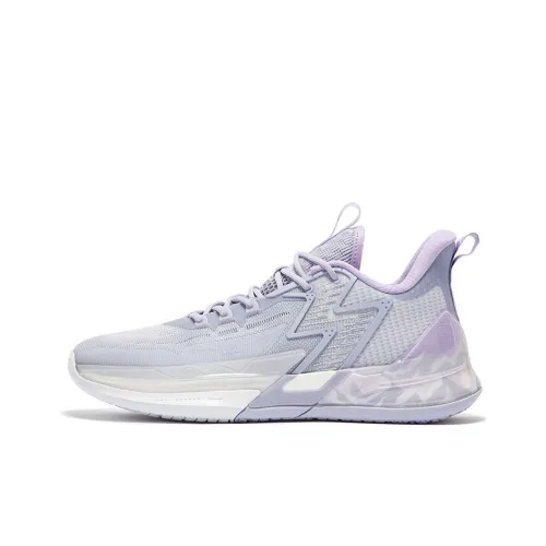 361° BIG3 4.0 PRO Low Top QU!KFLAME Performance Basketball Shoes Men's Camo Purple