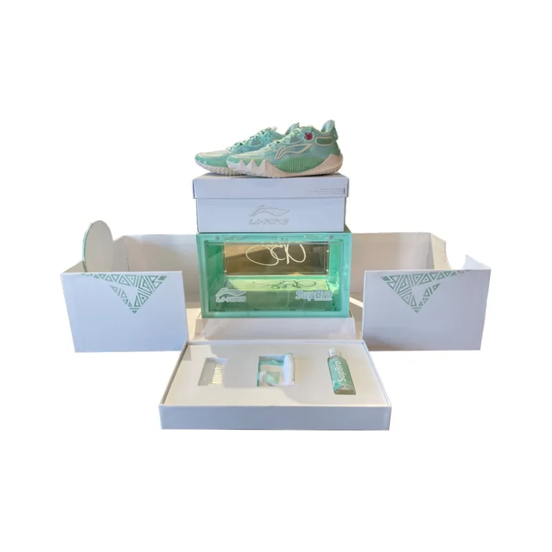 LiNing JB1 Jimmy Butler 1 Cushioned Slip-Resistant Low-Top Basketball Shoes Men's Mint Green Boxed Version-2