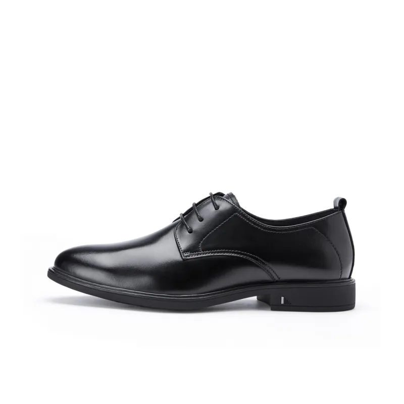 BELLE Dress Shoes Men Low Top Black-0