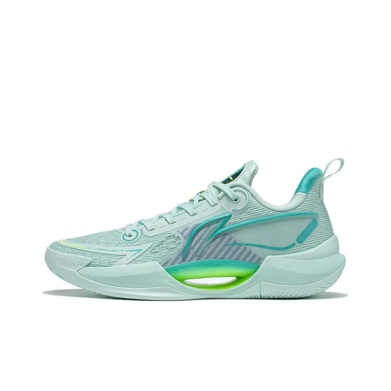 LINING Super Light V2 Basketball Shoes Men Low Top Blue-0
