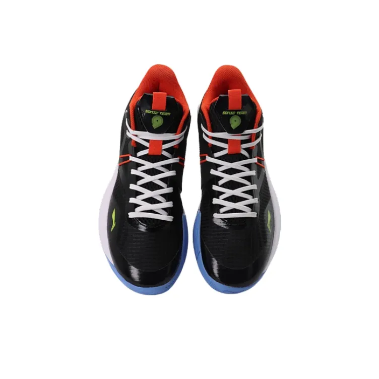 LINING SONIC Team LOW Basketball Shoes Men Low Top Black-3
