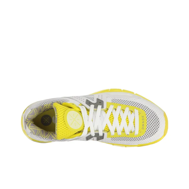 LiNing WOW 5 Low Top Basketball Shoes Men's White Yellow-2