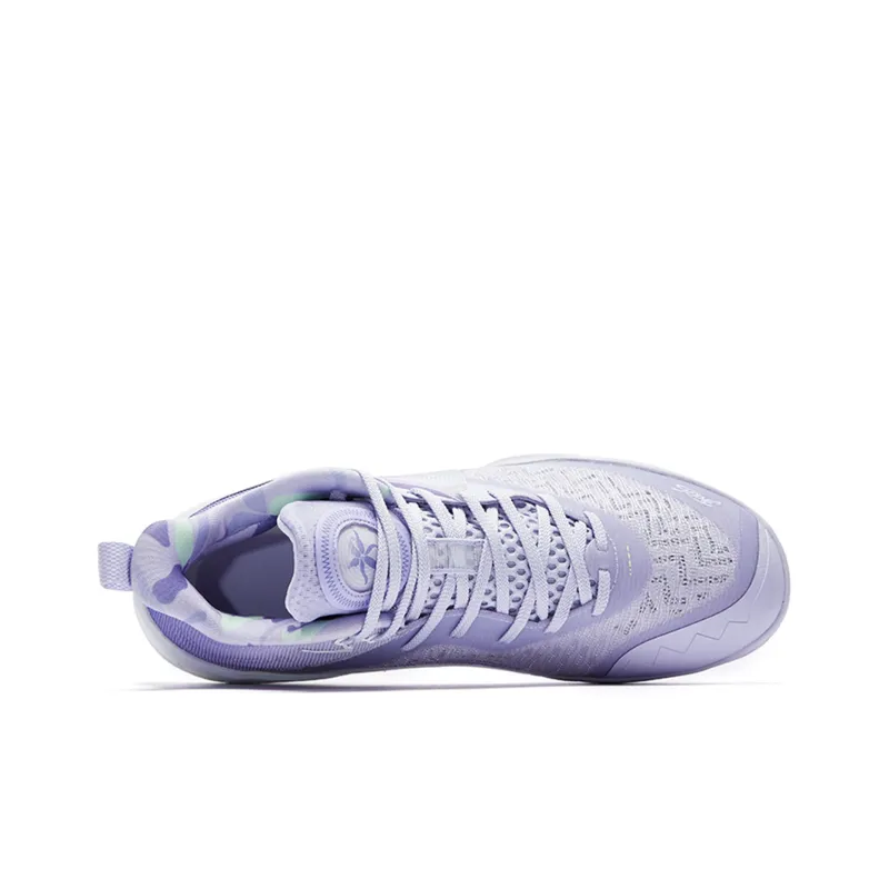 QIAODAN Poison Tooth PRO2.0SE Chi PRO Cushioning Anti Slip And Wear Resistant Low Top Basketball Shoes Men's Purple-2