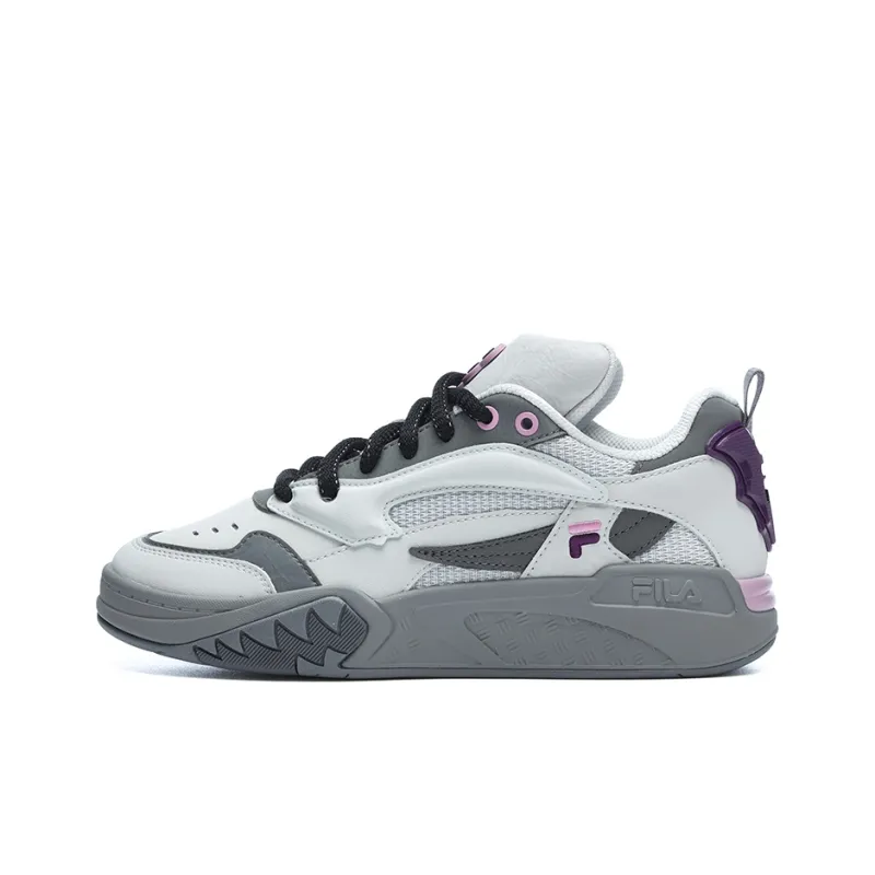 FILA FUSION Desperado Vintage Basketball Shoes 'White Grey Purple' Women's-0