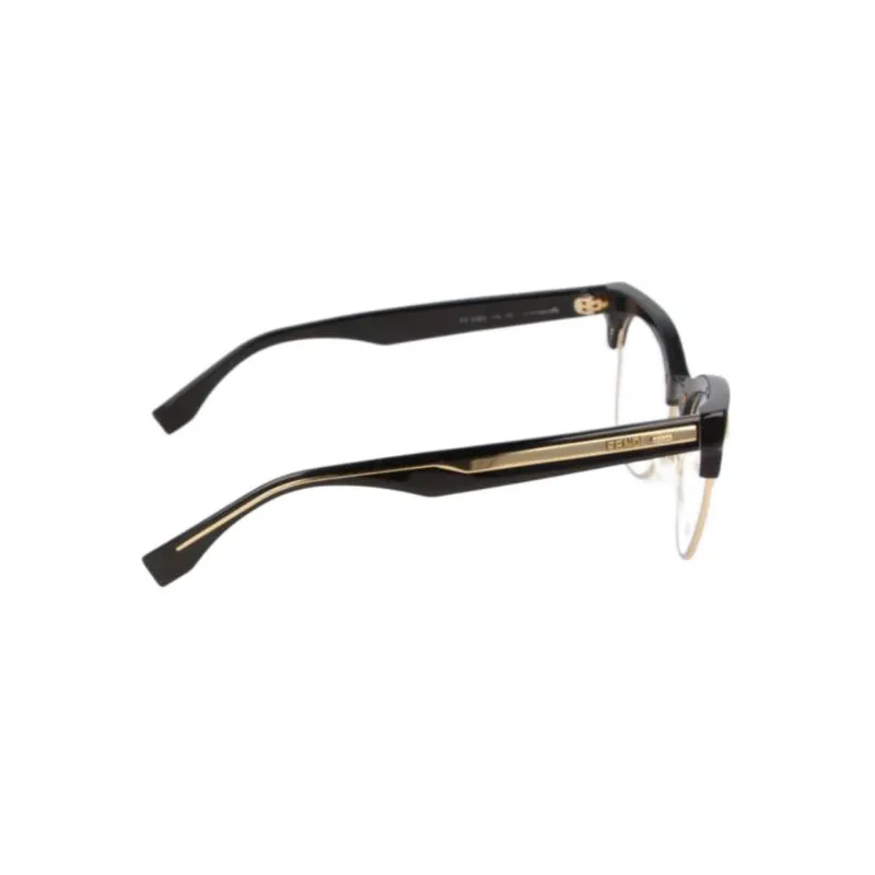 FENDI Plastic Cat Eye Eyeglass Frames Women's Black-2