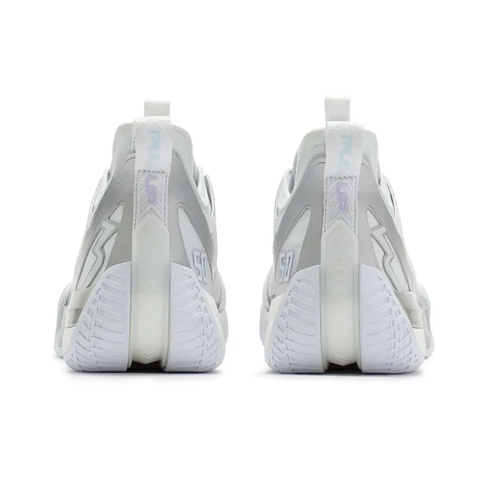 361° Chan 3 Pro Basketball Shoes Men Mid Top White/Blue-4