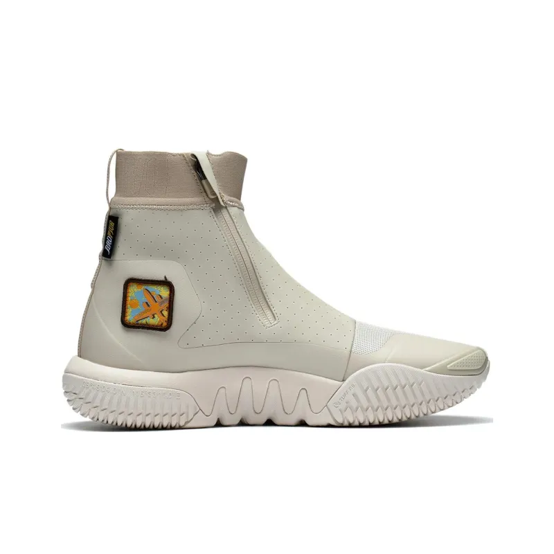 LINING Badfive 2 Basketball Shoes Men High Top Dusty Khaki-1