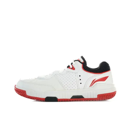 LiNing Way Of Wade Low-Top Basketball Shoes Men's White Red