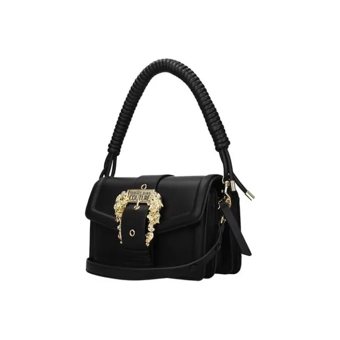 VERSACE JEANS COUTURE Polyurethane PU Portable Crossbody Bag, Shoulder Bag Women's Black-2