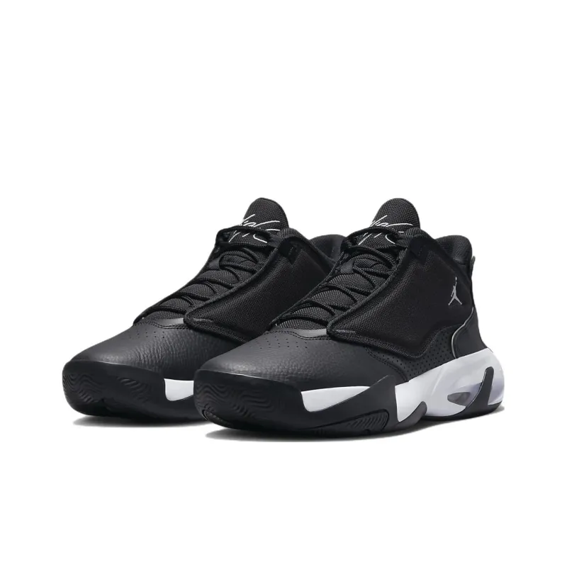 Jordan Max Aura 4 Black Metallic Silver-2