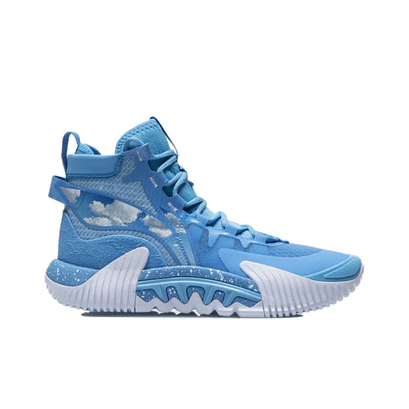 LiNing Badfive 2 High Top Performance Basketball Shoes Men's Blue-1