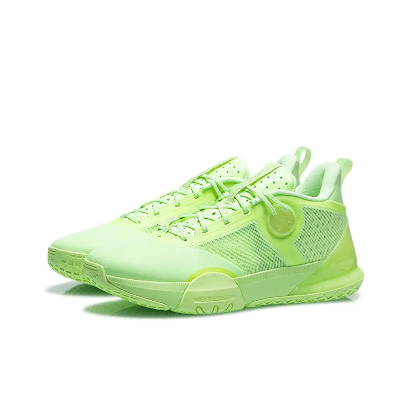 LINING 6 Throughout The Day Basketball Shoes Men Low Top Fluorescent Ice Yellow-2