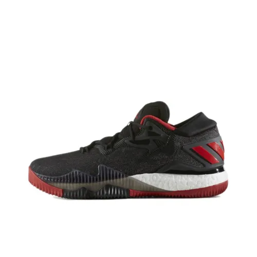 Adidas Crazylight Boost 2016 Basketball Shoes Men Low-Top Black/Red