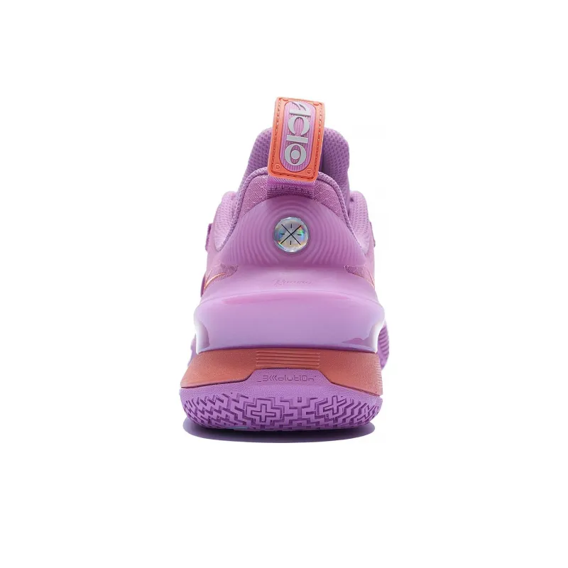 LiNing All City 10 V2 ' Lavender ' Cushioned Slip-Resistant Lightweight Rebound Low-Top Basketball Shoes Purple-4