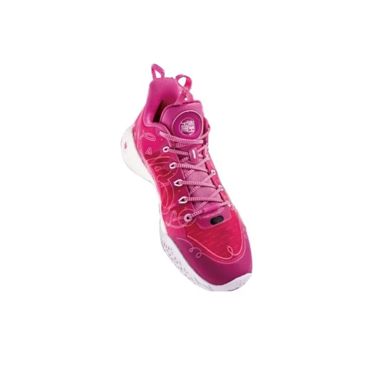 LINING YuShuai 14 Basketball Shoes Men Low Top Azalea Pink-2
