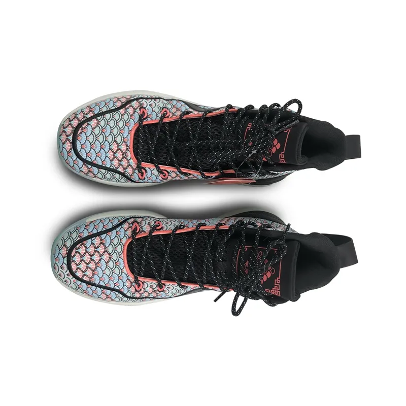 LiNing YuShuai 13 Anti Slip Wear Resistant High Top Basketball Shoes Men's Dragon Scales-3