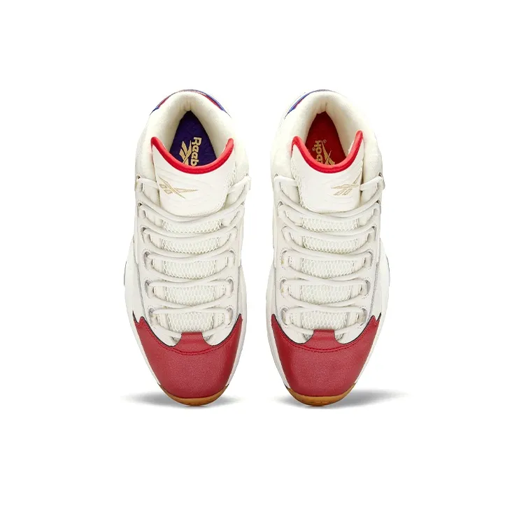 Reebok Question Mid White Red Blue-3