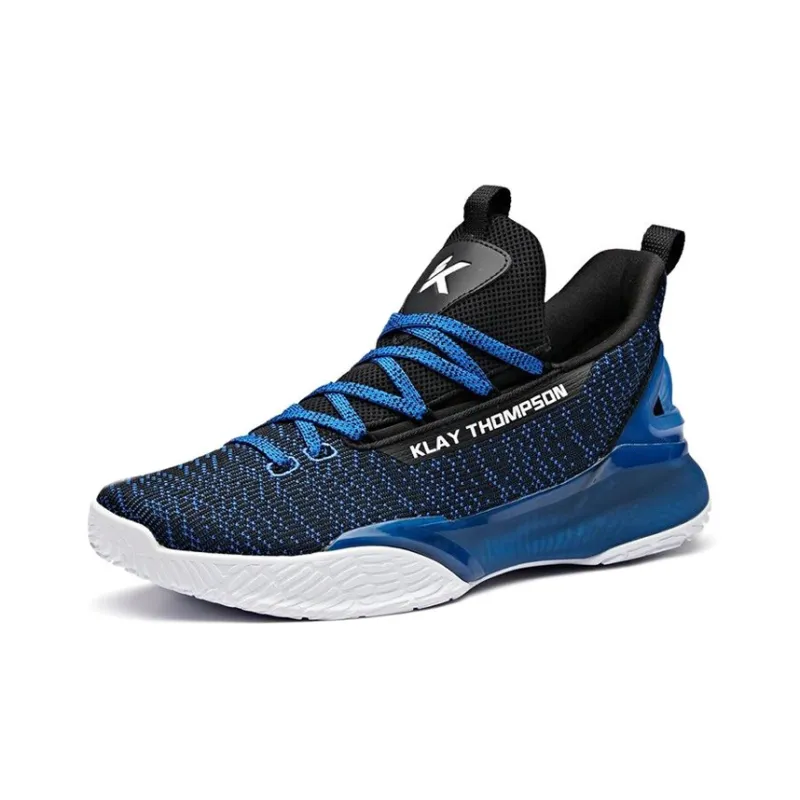 Anta KT Light KT Cushioning Anti Slip And Wear Resistant Low Top Performance Basketball Shoes Men's Blue Black-1